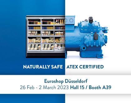 Frascold at Euroshop 2023: Natural Refrigeration with CO2 and Hydrocarbon Compressors